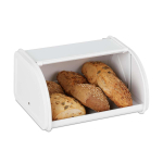 Leivakarp Relaxdays 10030067.0, Valge, 26 &times; 13,5 &times; 21 cm