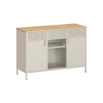 Elutoa kapp SONGMICS LSC204LF01, 2 ust, Beež/tamm, 110 &times; 76 &times; 40 cm