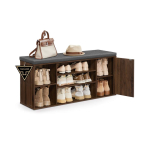 Esiku pink SONGMICS HOME, Reguleeritavad avatud riiulid, 104 &times; 48 &times; 30,5 cm
