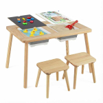 Laste tegevuslaud, 2 kokkupandavat hoiukasti, 81,28 &times; 49,53 &times; 60,33 cm
