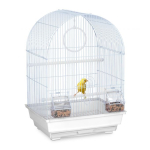 Linnupuur 49,5x34,5x31cm., helesinine/valge