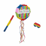 Pinata Relaxdays, kepi ja maskiga, &Oslash; 32 &times; 9 cm