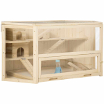 Juurikloomade puur PawHut 115x60x55cm, helepruun