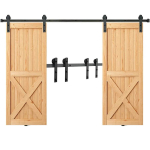 L&uuml;kandukse furnituurikomplekt, 243,8 cm, kahepoolsetele ustele, laiusega 112&ndash;131 cm, vaikne rihmaratas