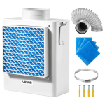 3-&uuml;hes siseruumide kuivati ​​ventilatsioonikomplekt, ABS, 99 mm v&auml;ljalaskeava