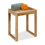 Vannitoa taburet Relaxdays, 40 &times; 46 &times; 30 cm