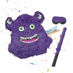 Pinata Relaxdays, maski ja pulgaga, 35 &times; 40 &times; 9 cm