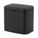 Riputatav pr&uuml;gikast Relaxdays, 4 l, Must, 22 &times; 20 &times; 15,5 cm