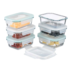 Toidu s&auml;ilituskarbid Relaxdays, 6 &times; 370 ml, 15,5 &times; 6 &times; 11 cm