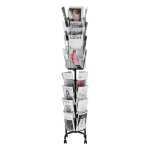 Postkaardistend VEVOR HS-Z26, 32 taskut, 450 &times; 450 &times; 1930 mm