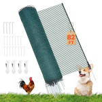 Plastv&otilde;rkpiire VEVOR AL-FN-0925, 15 posti, Roheline, 0,9 &times; 25 m