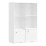 P&otilde;randal seisev raamaturiiul VASAGLE LBC33WT, 3 ust, 65,8 &times; 97,8 &times; 29 cm