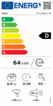 Pesumasin Midea MF110W60/T-HR, 6 kg, eestlaetav, H&otilde;bedane, 59,5 &times; 85 &times; 40 cm