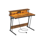 Laud laadimisjaamaga 60x100x91cm., pruun/must