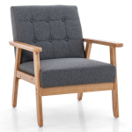 Tugitool 72x65x76cm, halli/heledat pruuni v&auml;rvi