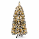 Tehis LED kuusk 66x150cm, roheline/valge v&auml;rv