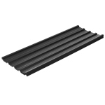 Trapikujulise katusepleki komplekt, 12 tk, 129 &times; 45 cm