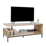 TV-alus Relaxdays, 3 avatud riiulit, 106 &times; 40 &times; 39,5 cm