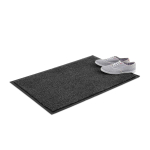 Uksematt Relaxdays 10021902_757, Hall/must, 60 &times; 90 cm