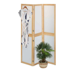 Ruumijagaja Relaxdays, 3 osa, 136,5 &times; 180 &times; 1,5 cm