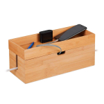 Juhtmekorraldaja Relaxdays, 2 toitepistikupesale, 14 &times; 34 &times; 14 cm