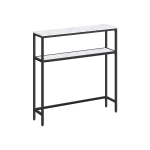 Konsoollaud 20x80x80cm., must/valge