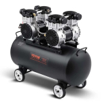 20-gallonise teraspaagiga &otilde;hukompressor, 4 hj, 125 PSI, kaasaskantav, vaikne