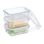 Toidus&auml;ilituskarbid Relaxdays 10050118_8076, 3 &times; 1040 ml, 20,5 &times; 7 &times; 16 cm