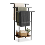 K&auml;ter&auml;tikuivatusrest Relaxdays 10051745.0, 3 k&otilde;rgust, Pruun/must, 68 &times; 100 &times; 30 cm