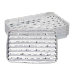 Alumiiniumist grillialused ja ahjualused Relaxdays, 25 tk, 34 &times; 3 &times; 22 cm