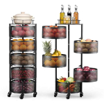 Hoiuk&auml;ru VEVOR BB-TC05, 5 tasandi korvid, Must, 34 &times; 94,2 &times; 31,5 cm
