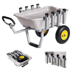 Kalastusvanker VEVOR KT-2055, 8 ridvahoidjat, 91 &times; 56 &times; 28 cm