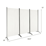 Kardin 260x183cm, liiva/musta v&auml;rvi