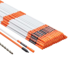 Oranžid klaaskiust teekattem&auml;rgised, 122 cm, 50 tk.