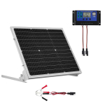 50W 12V mono p&auml;ikeselaadija MPPT kontrolleriga, IP65