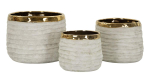 Taimepottide komplekt LIMA TALL, 3 tk, &Oslash; 23 &times; 17,5 cm; &Oslash; 18,5 &times; 15 cm; &Oslash; 15 &times; 12,5 cm