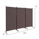 Kardin 260x183cm, pruunid/mustad v&auml;rvid