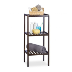 Vannitoa riiul 3 riiuliga 80x34,5x33cm, tumepruun