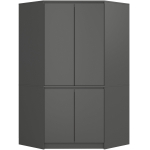 Nurgakapp S100 CLP, 4 ust, hall, 100 &times; 180 &times; 50 cm