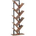 P&otilde;randale paigaldatav raamaturiiul, 9 riiulit, 50 &times; 136 &times; 24 cm