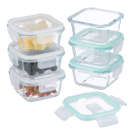 Toidus&auml;ilituskarbid Relaxdays 10050118_8079, 6 &times; 520 ml, 14,5 &times; 7 &times; 14,5 cm