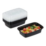 Toidu ettevalmistuskarpide komplekt Relaxdays 10028691.0, 10 tk, 1 lahter, 22 &times; 7 &times; 15 cm