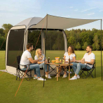 Lahtik&auml;iv v&otilde;rguga telk VEVOR 121136, 4&ndash;6 inimesele, 182,5 &times; 182,5 &times; 220 cm