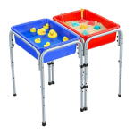 Sensoorsete tegevuste laud VEVOR EJS001, 2 kohta, 109 &times; 50,8&ndash;66 &times; 38,5 cm