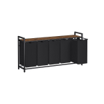 Pesukorv VASAGLE, 2 kotti, 2 &times; 46 l, 143,5 &times; 72 &times; 33 cm