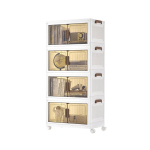 Hoiukastid SONGMICS, 4 tasandit, 45 l, Valge, 55 &times; 111 &times; 31 cm
