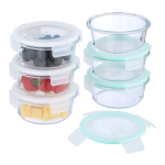 Toidus&auml;ilituskarbid Relaxdays 10050118_8080, 6 &times; 400 ml, 13,5 &times; 6 &times; 13,5 cm
