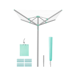 Pesukuivatusrest SONGMICS, 45 m n&ouml;&ouml;r, 139,2 &times; 182 &times; 139,2 cm