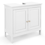 Valamu alune kapp, 2 ust, Valge, 60 &times; 62 &times; 30 cm