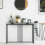 Konsoollaud, Must, 120 &times; 90 &times; 30 cm
